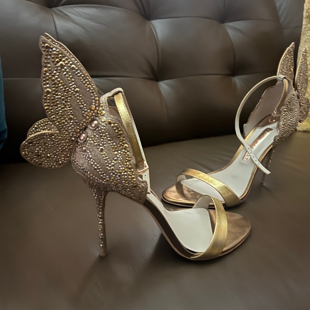 Sophia Webster chiara embellished butterfly sandal